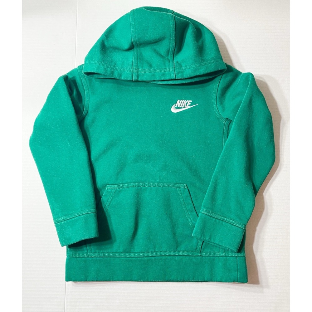 Nike Essentials Hoodie Green Toddler Large 6-7 Years Sportswear NSW Athletic